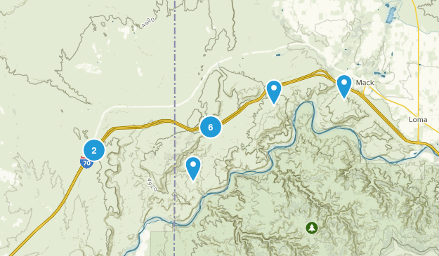 Mack, Colorado Map