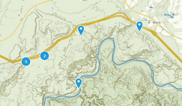 Mack, Colorado Map