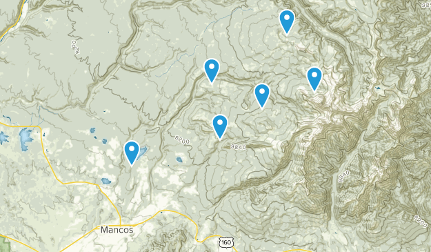 Mancos, Colorado Map