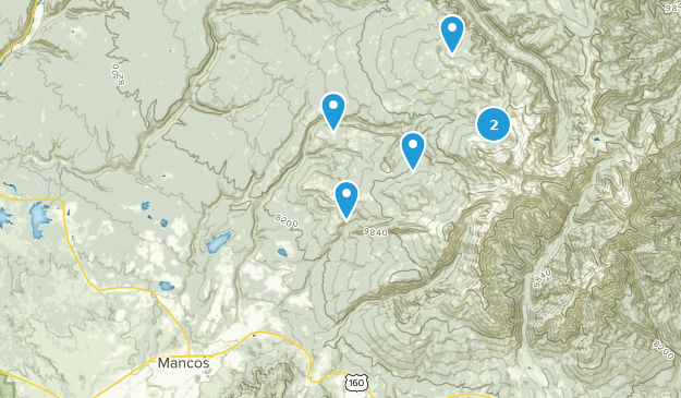 Mancos, Colorado Map