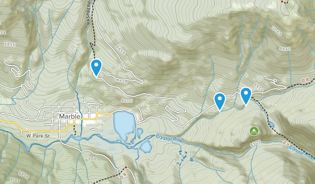 Marble, Colorado Map