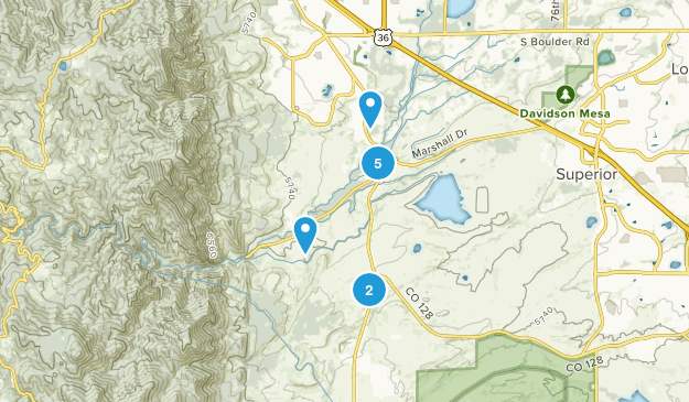 Marshall, Colorado Map