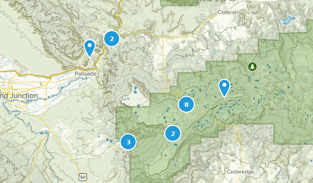 Mesa, Colorado Map