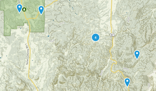Midland, Colorado Map
