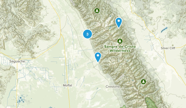 Moffat, Colorado Map