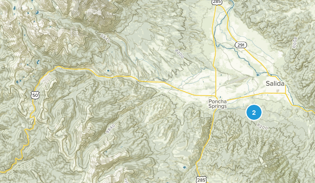 Monarch, Colorado Map