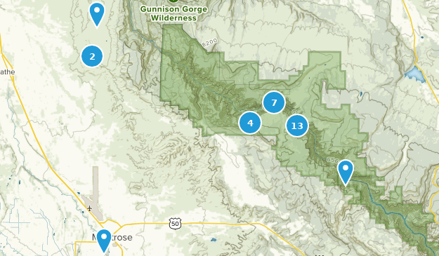 Montrose, Colorado Map