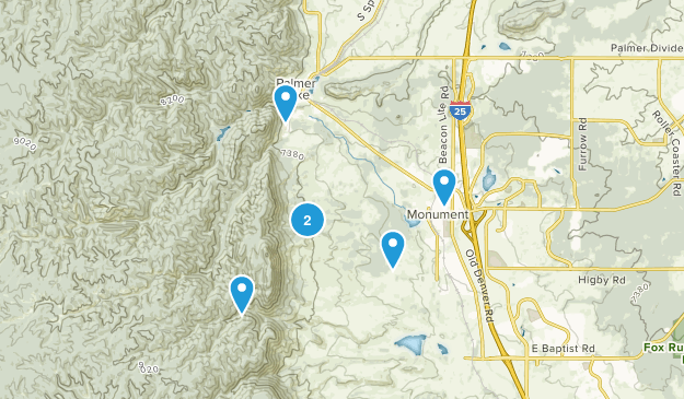 Monument, Colorado Map