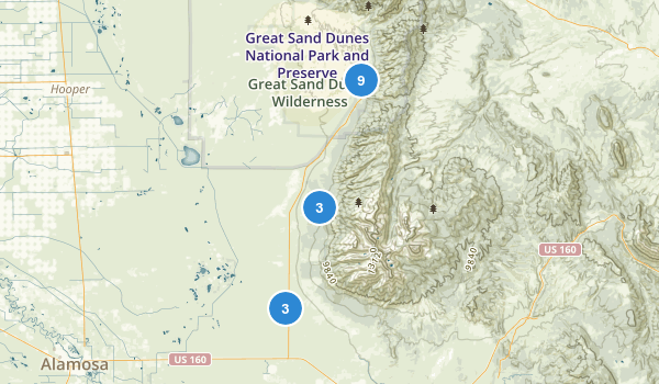 Mosca, Colorado Map