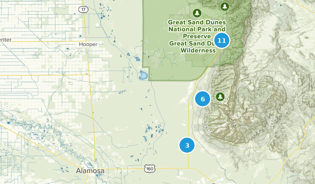 Mosca, Colorado Map