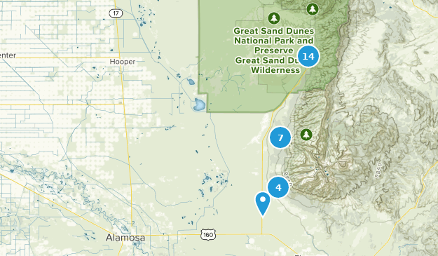 Mosca, Colorado Map