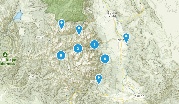 Nathrop, Colorado Map
