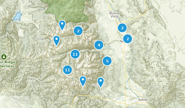 Nathrop, Colorado Map