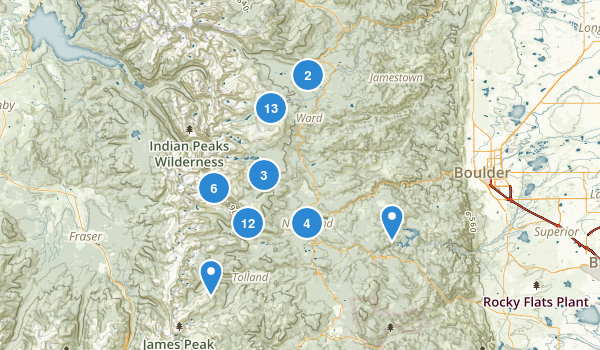 Nederland, Colorado Map