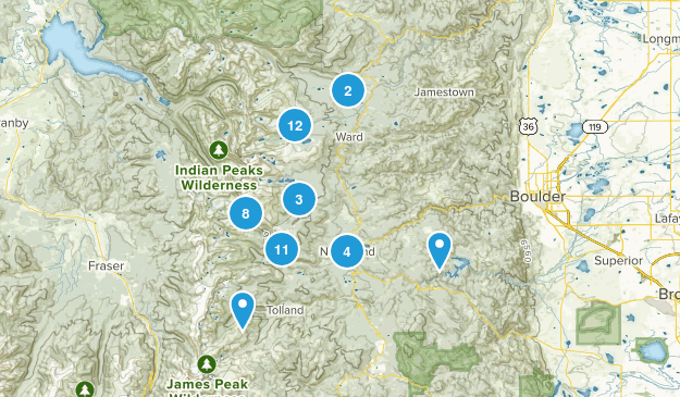 Nederland, Colorado Map