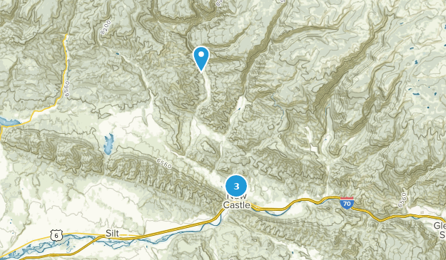 New Castle, Colorado Map