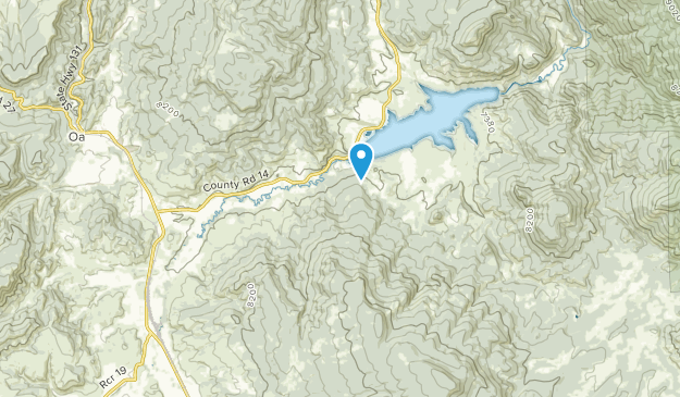 Oak Creek, Colorado Map