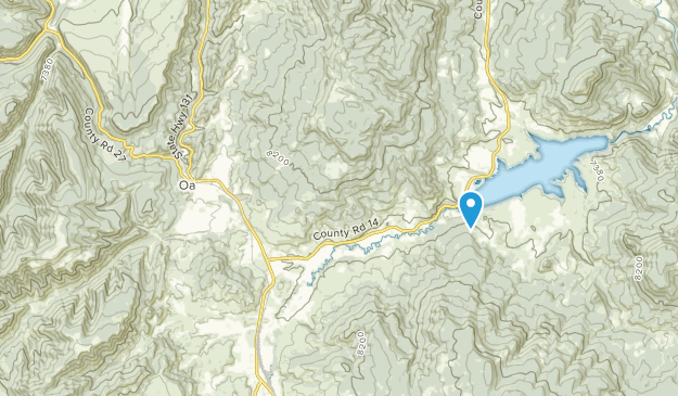 Oak Creek, Colorado Map