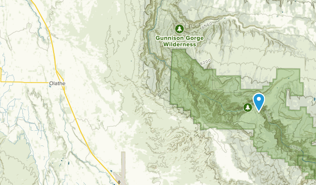 Olathe, Colorado Map