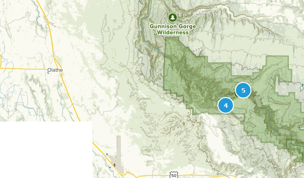 Olathe, Colorado Map