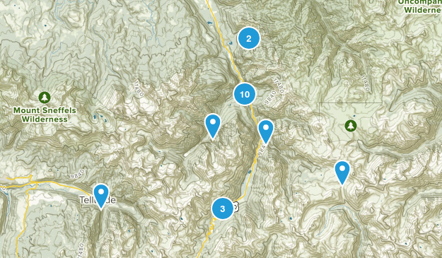 Ouray, Colorado Map