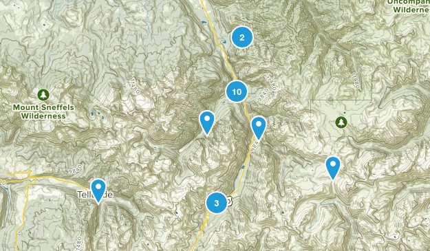 Ouray, Colorado Map