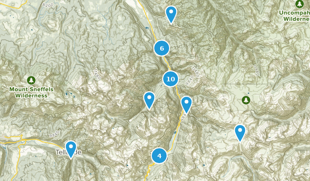 Ouray, Colorado Map
