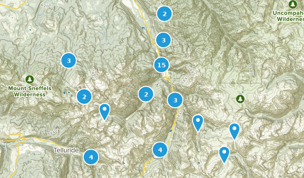 Ouray, Colorado Map
