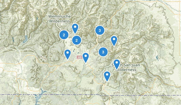 Pagosa Springs, Colorado Map