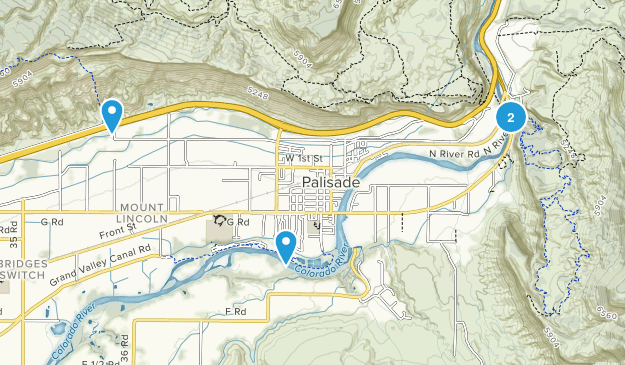 Palisade, Colorado Map