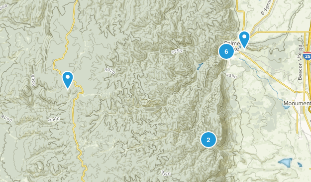 Palmer Lake, Colorado Map