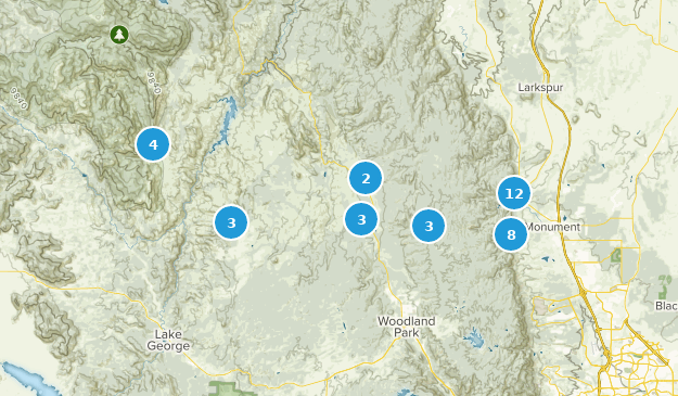 Palmer Lake, Colorado Map