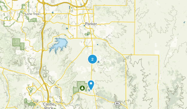 Parker, Colorado Map
