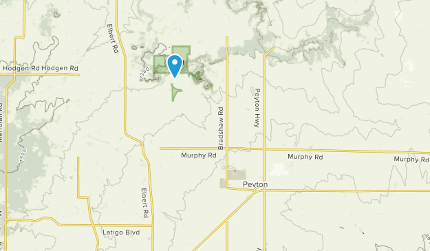 Peyton, Colorado Map