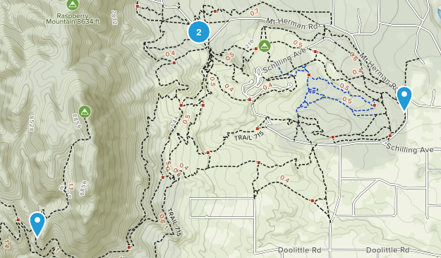 Pine Crest, Colorado Map