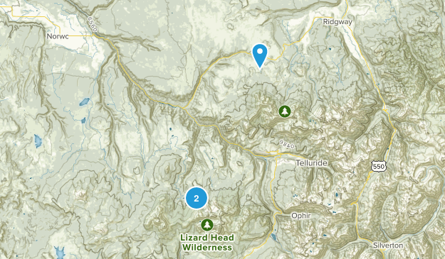 Placerville, Colorado Map