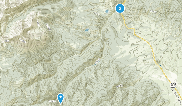 Poncha Springs, Colorado Map