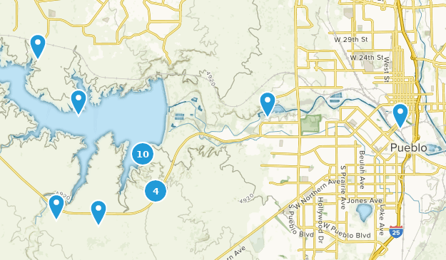 Pueblo, Colorado Map