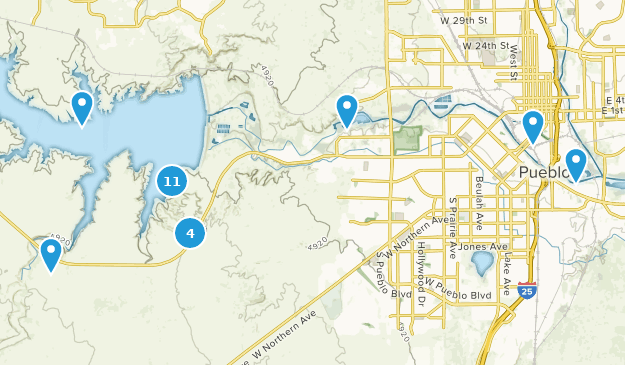 Pueblo, Colorado Map