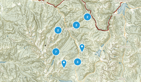 Red Cliff, Colorado Map