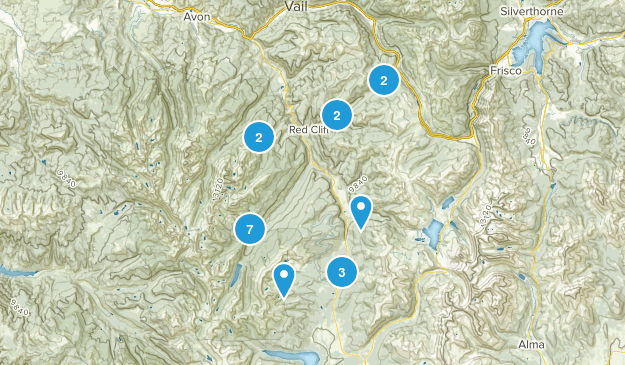 Red Cliff, Colorado Map