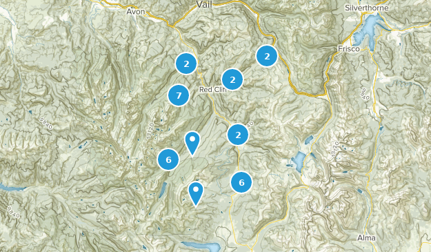 Red Cliff, Colorado Map