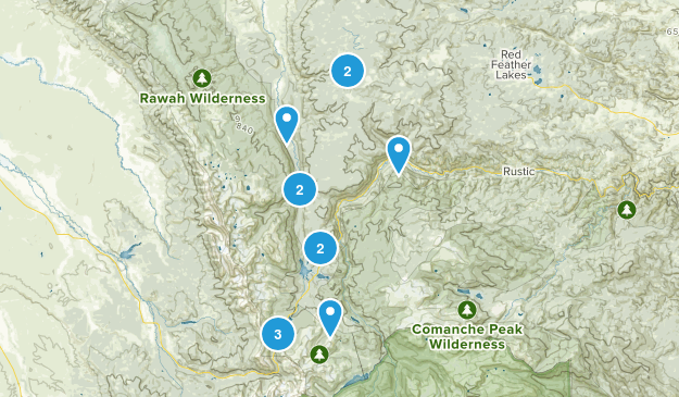 Reds Place, Colorado Map