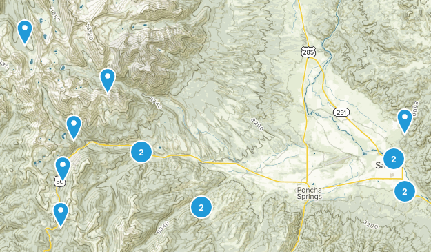 Salida, Colorado Map