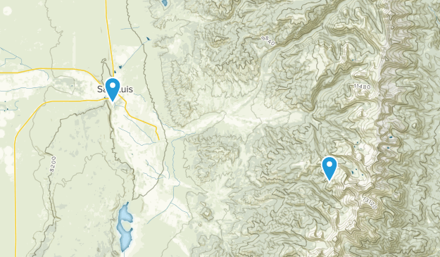San Luis, Colorado Map