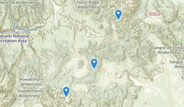 Sargents, Colorado Map
