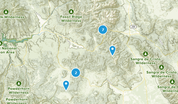 Sargents, Colorado Map