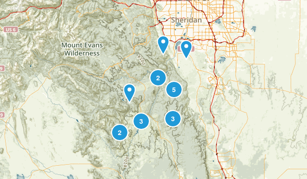 Sedalia, Colorado Map