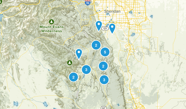 Sedalia, Colorado Map