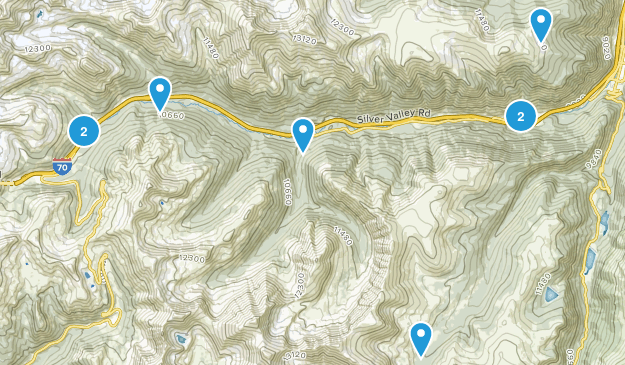 Silver Plume, Colorado Map